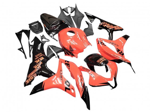 Discount 2007-2008 Orange Glossy Black Repsol Honda CBR600RR Motorcycle Fairings Canada