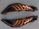 Discount 2007-2008 Glossy Black Orange Flame Honda CBR600RR Motorcycle Fairings Canada