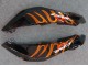 Discount 2007-2008 Glossy Black Orange Flame Honda CBR600RR Motorcycle Fairings Canada