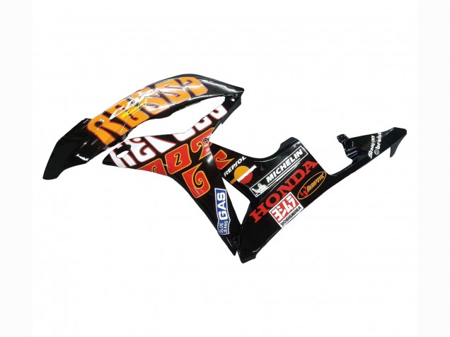 Discount 2007-2008 Yellow Orange Glossy Black Rossi Repsol Honda CBR600RR Motorcycle Fairings Canada