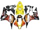 Discount 2007-2008 Yellow Orange Glossy Black Rossi Repsol Honda CBR600RR Motorcycle Fairings Canada