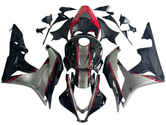 Discount 2007-2008 Silver Red Glossy Black Honda CBR600RR Motorcycle Fairings Canada