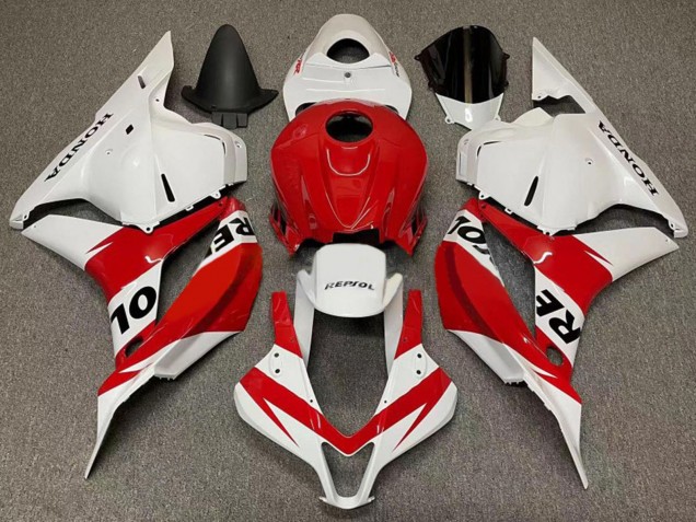 Discount 2007-2008 White Red Repsol Honda CBR600RR Motorcycle Fairings Canada