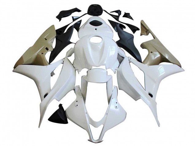 Discount 2007-2008 Silver White Honda CBR600RR Motorcycle Fairings Canada