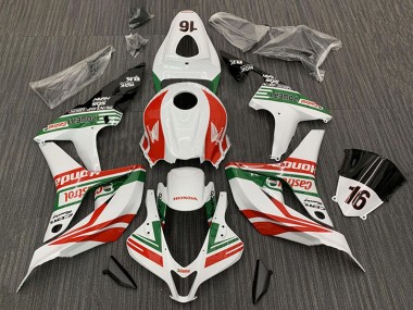 Discount 2007-2008 White Red Green Glossy Black Castrol 16 Honda CBR600RR Motorcycle Fairings Canada