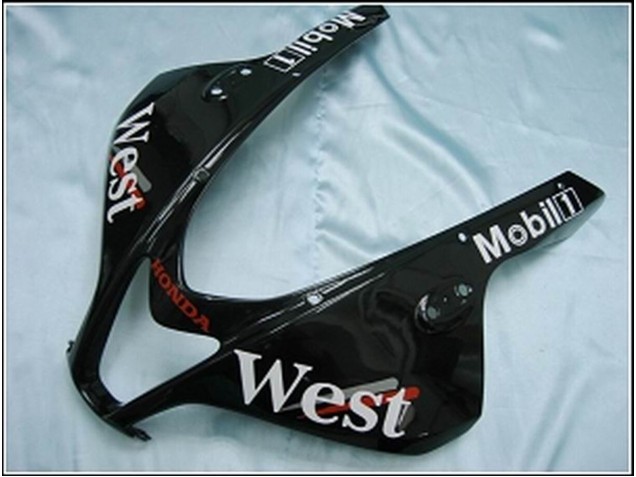 Discount 2007-2008 Glossy Black White West Honda CBR600RR Motorcycle Fairings Canada