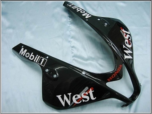 Discount 2007-2008 Glossy Black White West Honda CBR600RR Motorcycle Fairings Canada