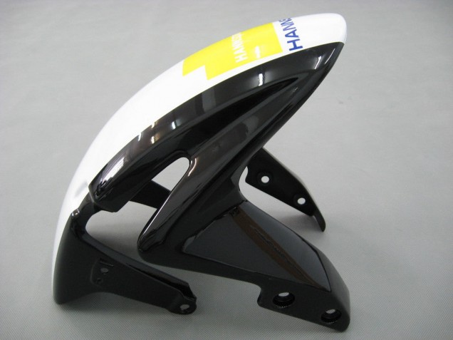 Discount 2007-2008 White Green Yellow Glossy Black Hannspree Honda CBR600RR Motorcycle Fairings Canada
