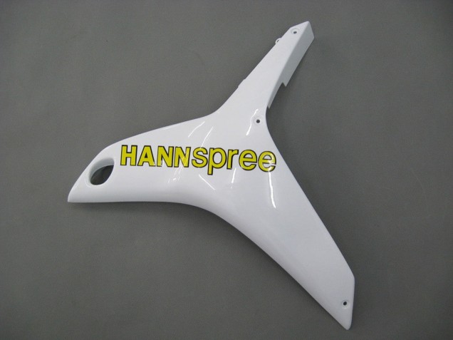 Discount 2007-2008 White Green Yellow Glossy Black Hannspree Honda CBR600RR Motorcycle Fairings Canada