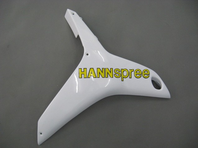 Discount 2007-2008 White Green Yellow Glossy Black Hannspree Honda CBR600RR Motorcycle Fairings Canada