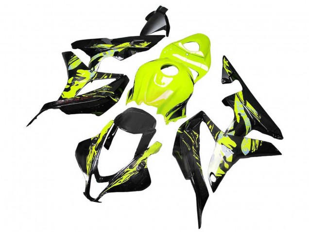 Discount 2007-2008 Yellow Glossy Black Honda CBR600RR Motorcycle Fairings Canada