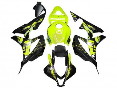 Discount 2007-2008 Yellow Glossy Black Honda CBR600RR Motorcycle Fairings Canada