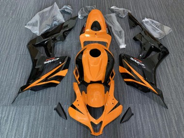 Discount 2007-2008 Orange Glossy Black Racing Honda CBR600RR Motorcycle Fairings Canada