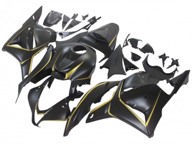 Discount 2009-2012 Matte Black Gold Honda CBR600RR Motorcycle Fairings Canada