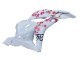 Discount 2009-2012 White Cherry Blossom Glossy Black Honda CBR600RR Motorcycle Fairings Canada