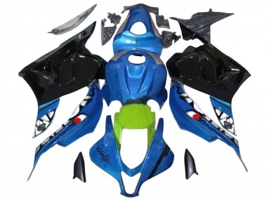Discount 2009-2012 Blue Green Glossy Black Shark Honda CBR600RR Motorcycle Fairings Canada