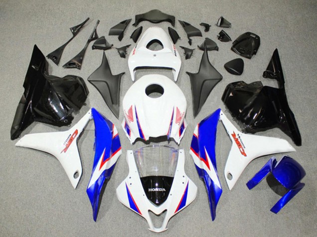 Discount 2009-2012 White Blue Glossy Black Honda CBR600RR Bike Fairings Canada
