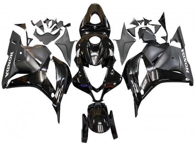 Discount 2009-2012 Glossy Black Matte Black Honda CBR600RR Motorcycle Fairings Canada