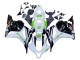 Discount 2009-2012 White Green Glossy Black Hannspree Honda CBR600RR Motorcycle Fairings Canada