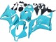 Discount 2009-2012 Light Blue Racing Honda CBR600RR Motorcycle Fairings Canada