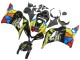 Discount 2009-2012 Black Multicolor MoviStar Honda CBR600RR Motorcycle Fairings Canada