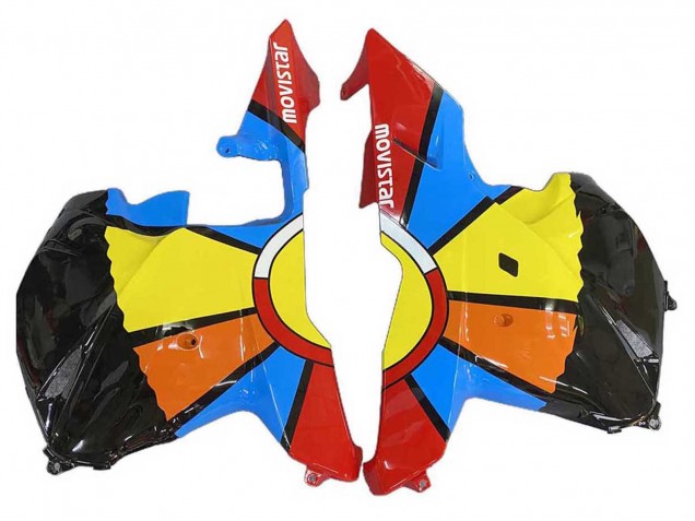 Discount 2009-2012 Black Multicolor MoviStar Honda CBR600RR Motorcycle Fairings Canada
