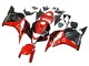 Discount 2009-2012 Red Glossy Black Matte Black Stripe Honda CBR600RR Motorcycle Fairings Canada