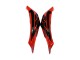 Discount 2009-2012 Red Glossy Black Matte Black Stripe Honda CBR600RR Motorcycle Fairings Canada