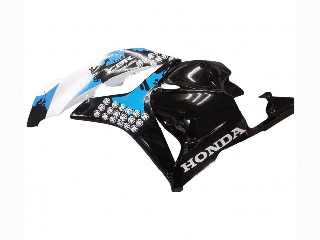 Discount 2009-2012 White Blue Glossy Black Honda CBR600RR Motorcycle Fairings Kit Canada
