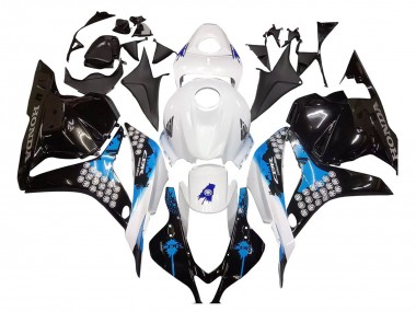 Discount 2009-2012 White Blue Glossy Black Honda CBR600RR Motorcycle Fairings Kit Canada
