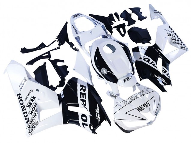 Discount 2013-2023 White Glossy Black Repsol Honda CBR600RR Motorcycle Fairings Canada