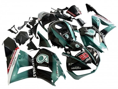 Discount 2013-2023 Teal Blue Glossy Black Petronas 20 Honda CBR600RR Motorcycle Fairing Canada
