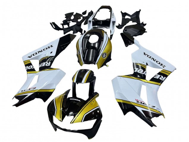 Discount 2013-2023 White Gold Glossy Black Repsol Honda CBR600RR Motorcycle Fairings Canada