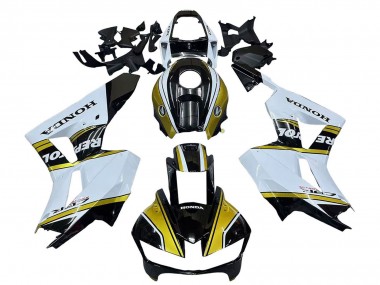 Discount 2013-2023 White Gold Glossy Black Repsol Honda CBR600RR Motorcycle Fairings Canada