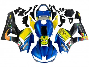 Discount 2013-2023 Blue Yellow Matte Black Green Monster Shark Honda CBR600RR Motorcycle Fairings Canada