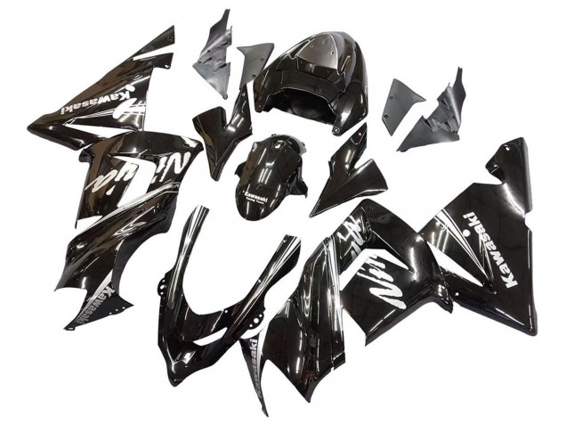 Discount 2004-2005 Glossy Black Ninja Kawasaki ZX10R Motorcycle Fairings Canada