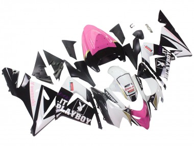 Discount 2004-2005 Black Pink White Playboy Motul Kawasaki ZX10R Motorcycle Fairings Canada