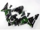 Discount 2004-2005 Black with Green Flame Ninja Kawasaki ZX10R Motorcycle Fairings Canada
