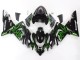 Discount 2004-2005 Black with Green Flame Ninja Kawasaki ZX10R Motorcycle Fairings Canada