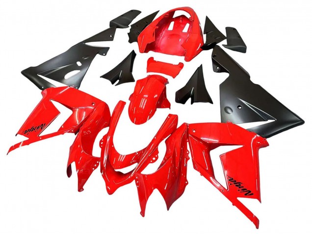 Discount 2004-2005 Red Black Ninja Kawasaki ZX10R Motorcycle Fairings Canada