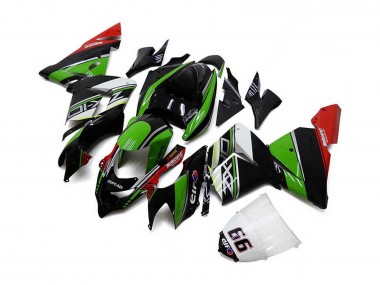 Discount 2004-2005 White Black Green Elf Kawasaki ZX10R Motorcycle Fairings Canada