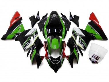 Discount 2004-2005 White Black Green Elf Kawasaki ZX10R Motorcycle Fairings Canada