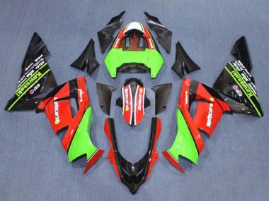 Discount 2004-2005 Green White Ninja Kawasaki ZX10R Motorcycle Fairings Canada