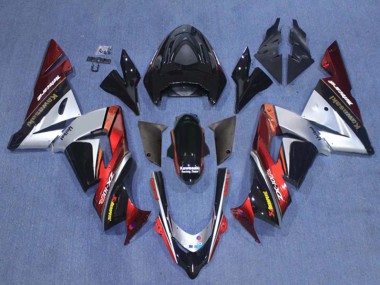 Discount 2004-2005 White Black Fluorescent Yellow Ninja Kawasaki ZX10R Motorcycle Fairings Canada