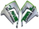 Discount 2004-2005 Green Silver Black 69 Kawasaki ZX10R Motorcycle Fairings Canada
