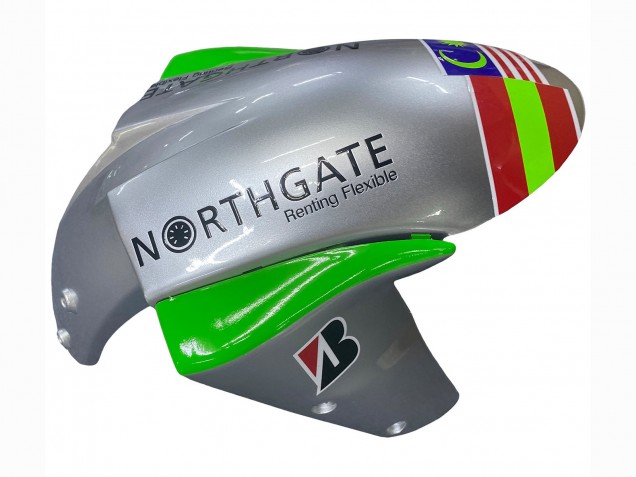 Discount 2004-2005 Green Silver Black 69 Kawasaki ZX10R Motorcycle Fairings Canada
