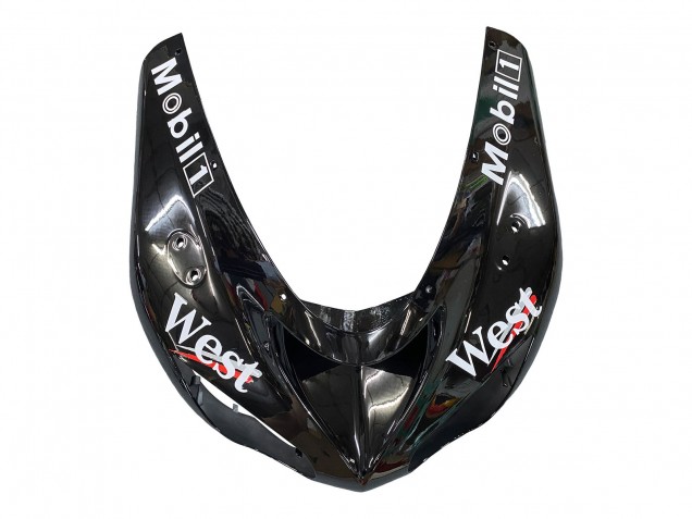 Discount 2006-2007 Glossy Black White West Kawasaki ZX10R Motorcycle Fairings Canada
