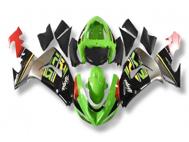 Discount 2006-2007 Green Grey Red Black Yellow Kawasaki ZX10R Motorcycle Fairings Canada