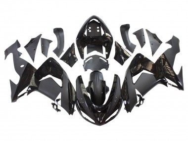 Discount 2006-2007 Matte Black Glossy Black Kawasaki ZX10R Motorcycle Fairings Canada