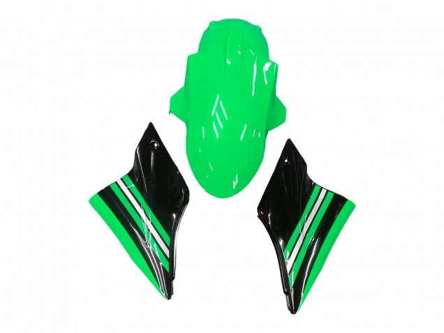 Discount 2006-2007 Green White Black Kawasaki ZX10R Motorcycle Fairing Kits Canada